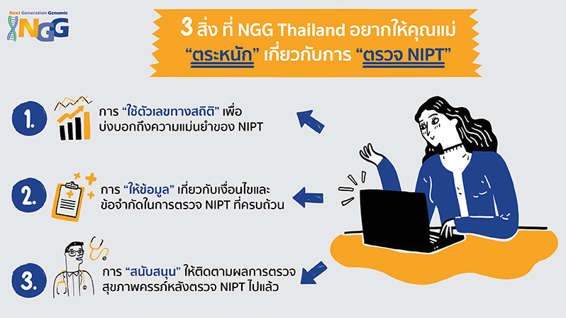 3 สิ่ง ที่ NGG Thailand อยากให้คุณแม่ตระหนักเกี่ยวกับการตรวจ NIPT