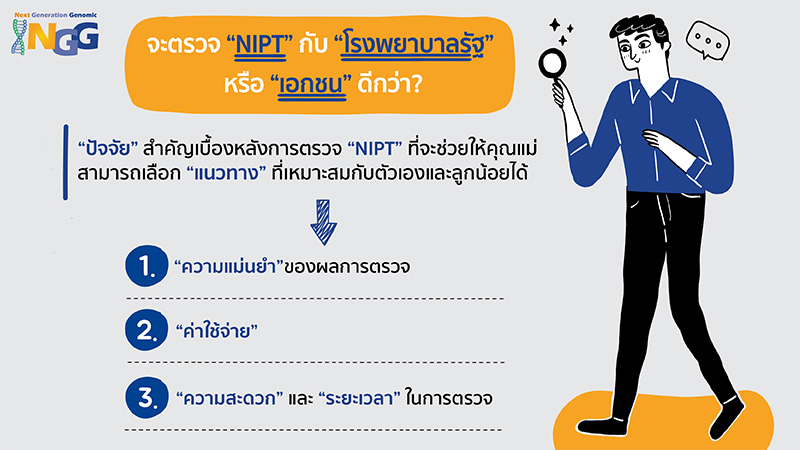 จะตรวจ NIPT กับโรงพยาบาลรัฐ หรือ เอกชน ดีกว่า?